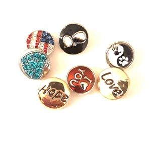 7 mini snaps for snap jewelry